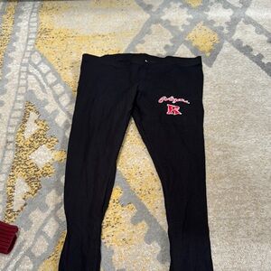 Rutgers Black Leggings